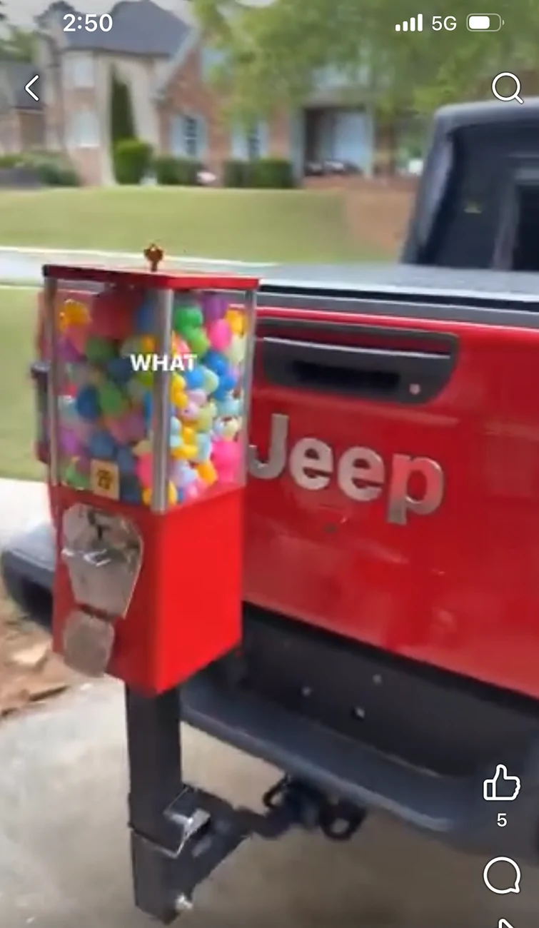 Jeep Gladiator Cerealous Ducking Jeep Duck Machine Hitch