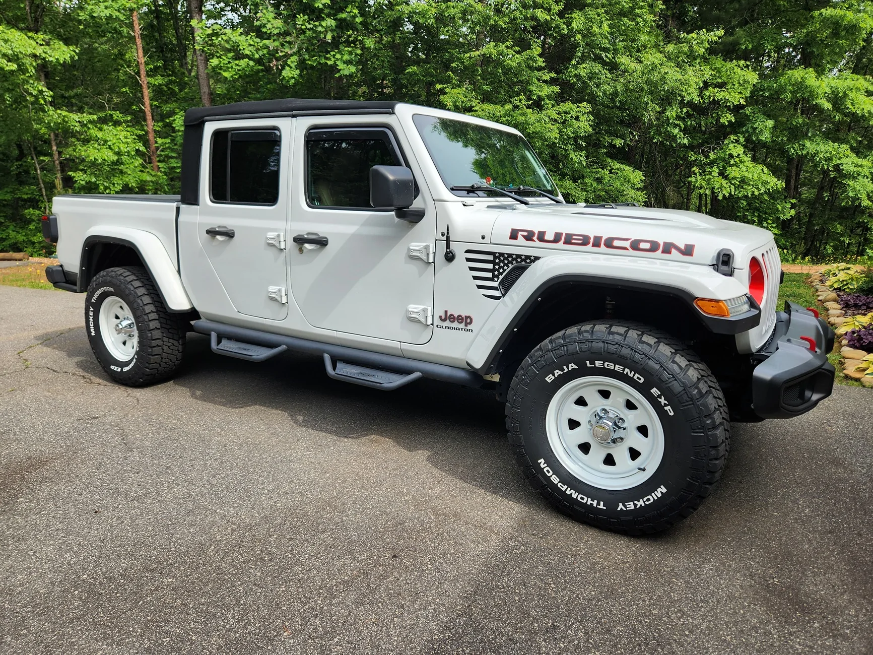 Jeep Gladiator Joined the Retro Wheel Club with my '22 Rubicon. 20260508_161650