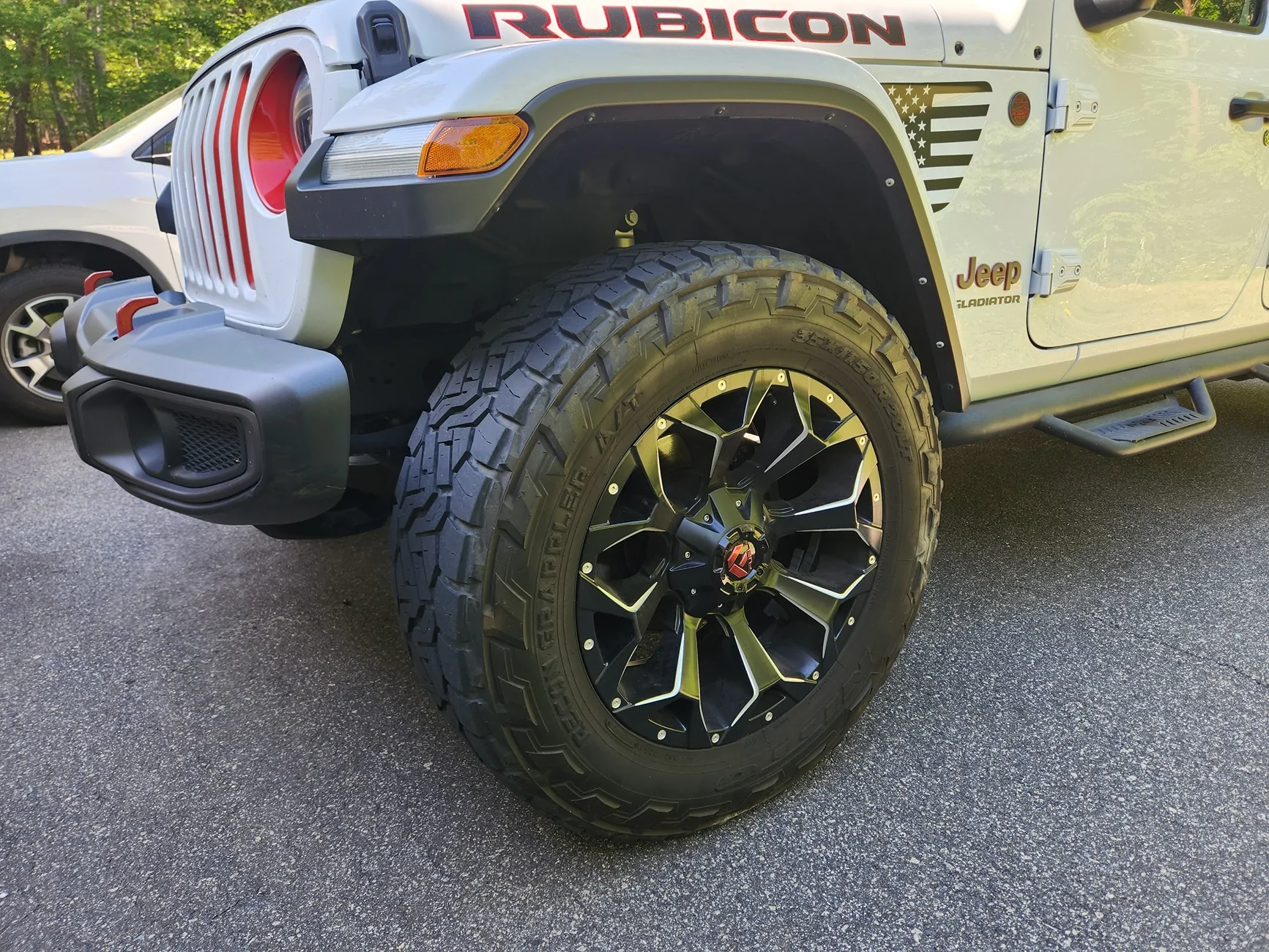 Jeep Gladiator Joined the Retro Wheel Club with my '22 Rubicon. 20260507_170713