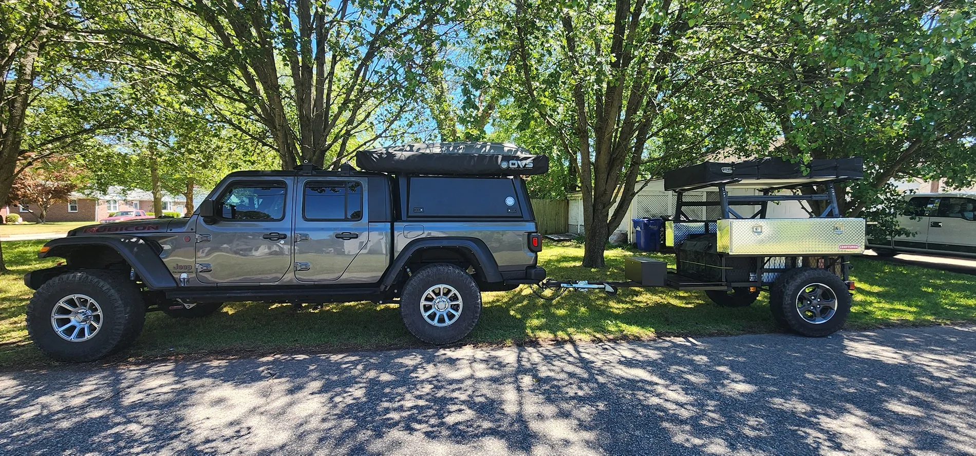 Jeep Gladiator Tent Trailer for weekend adventures 20260508_122645