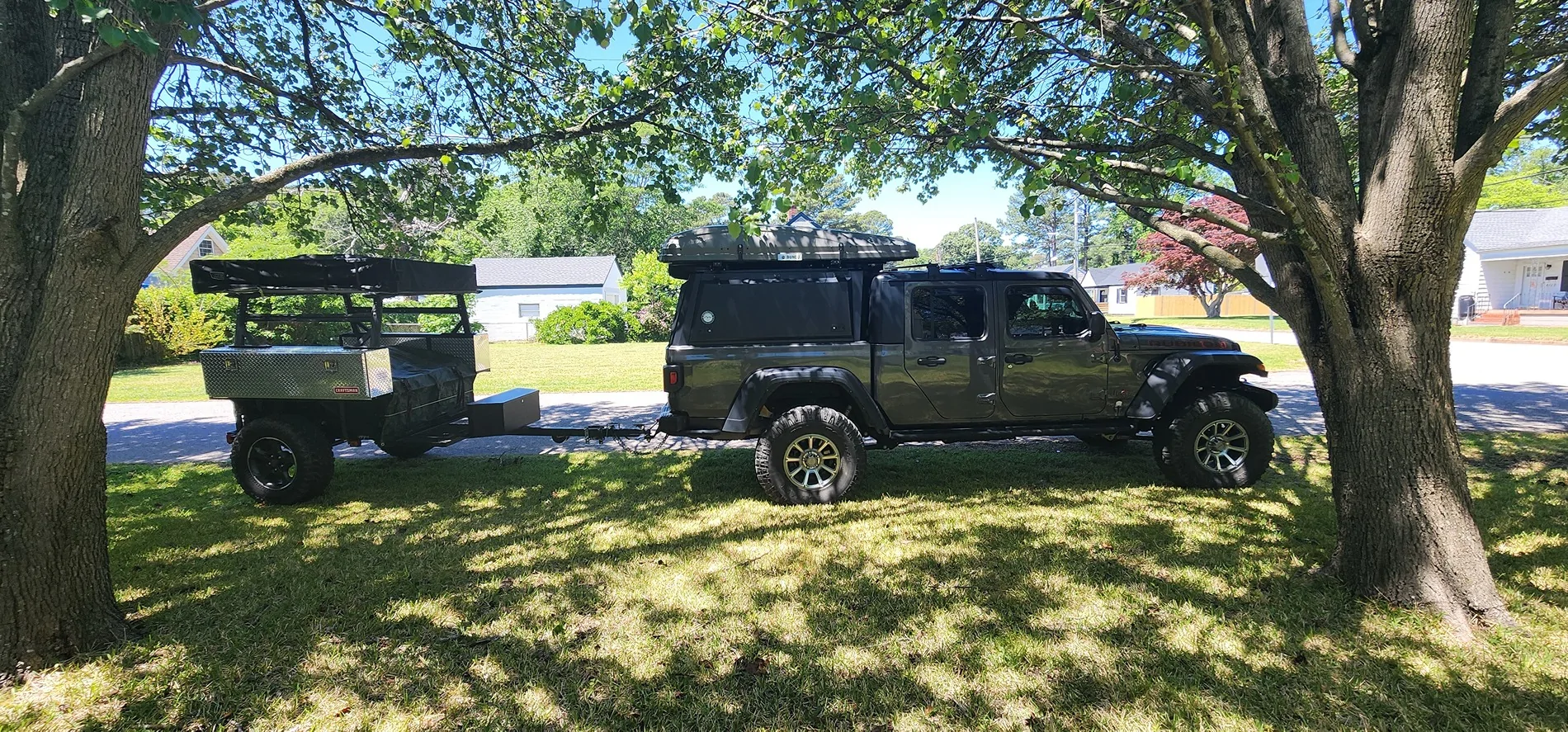 Jeep Gladiator Tent Trailer for weekend adventures 20260508_122620