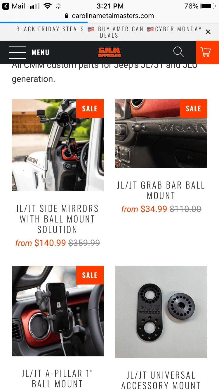 Jeep Gladiator My Attempt at a Phone/GPS Mount DF782303-6967-4105-AFD5-420049B80B26