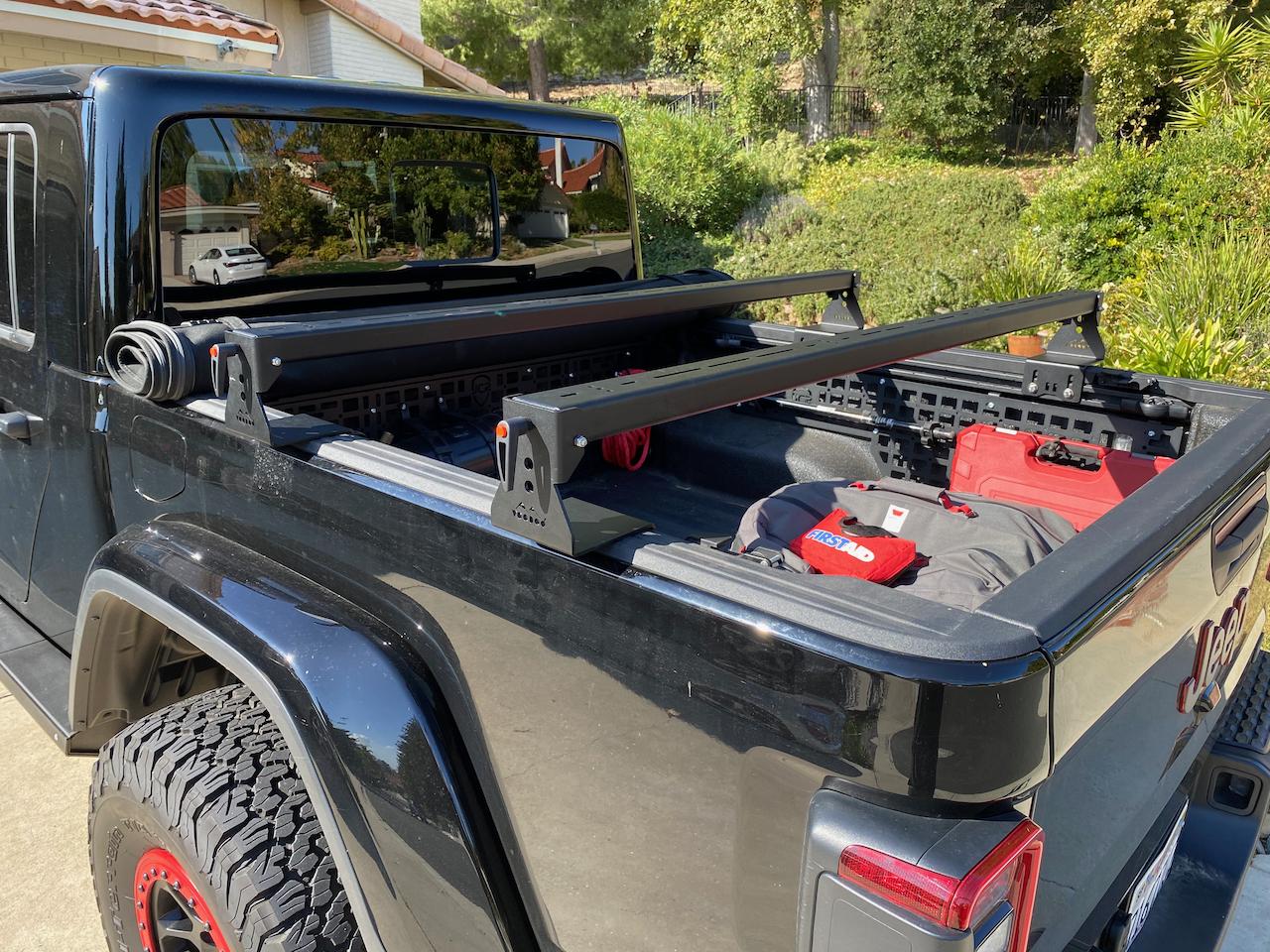 Jeep Gladiator Gladiator specific cross bars & bed racks now available! IMG_1369 (1)