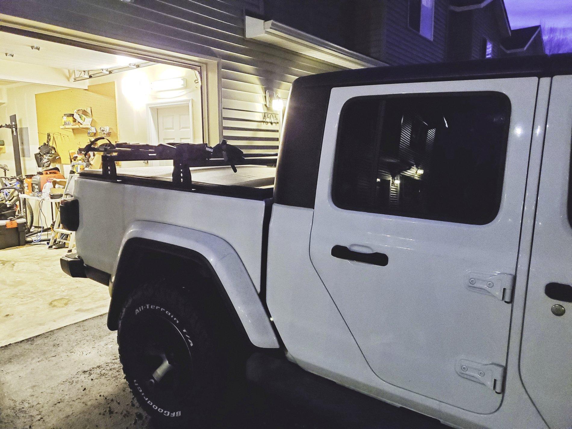 Jeep Gladiator Gladiator specific cross bars & bed racks now available! 20191123_170504
