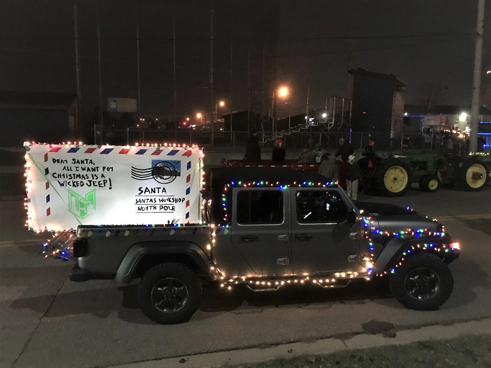 Jeep Gladiator Plywood Rated in a parade Gladiator Parad