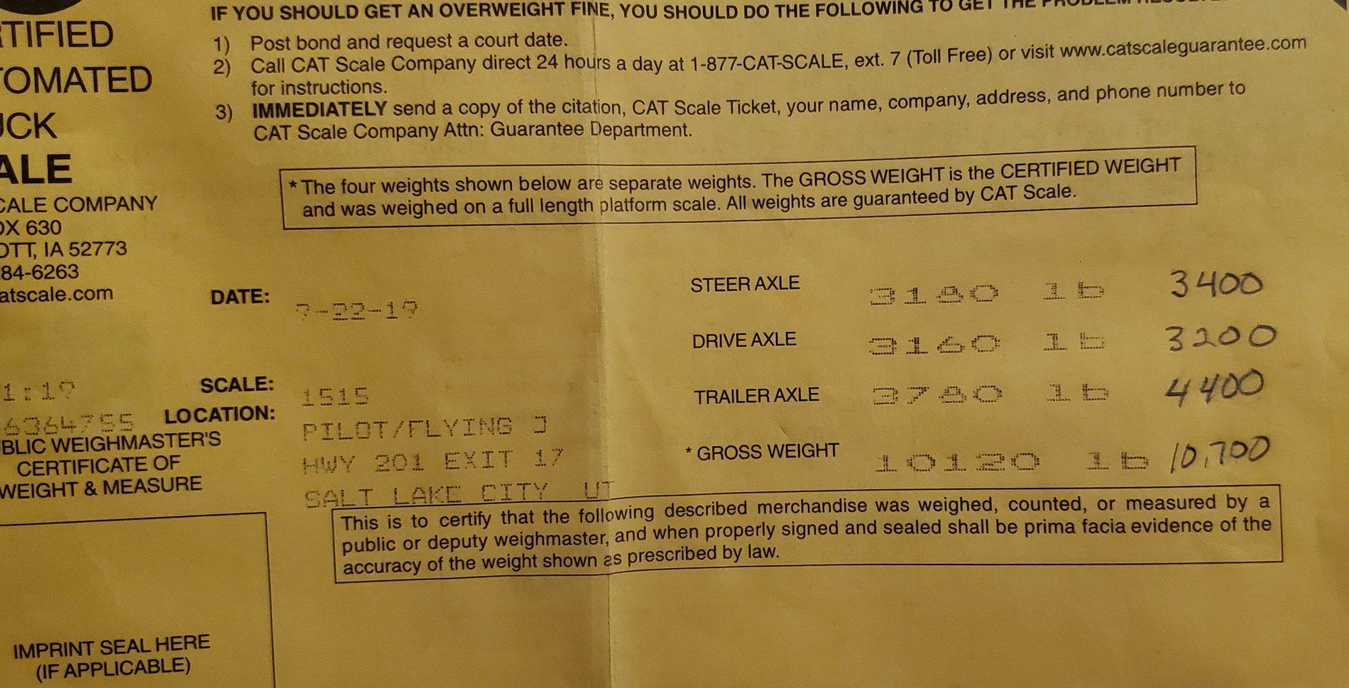 Jeep Gladiator Another payload/towing question 20191021_185435