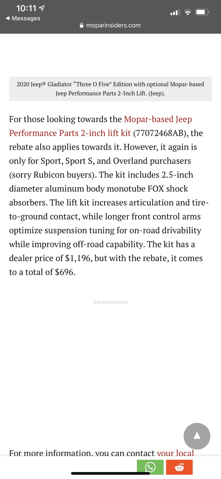 Jeep Gladiator MOPAR lift kit rebate? 012A98FC-C6A1-4ECD-AB71-61CFA4934754