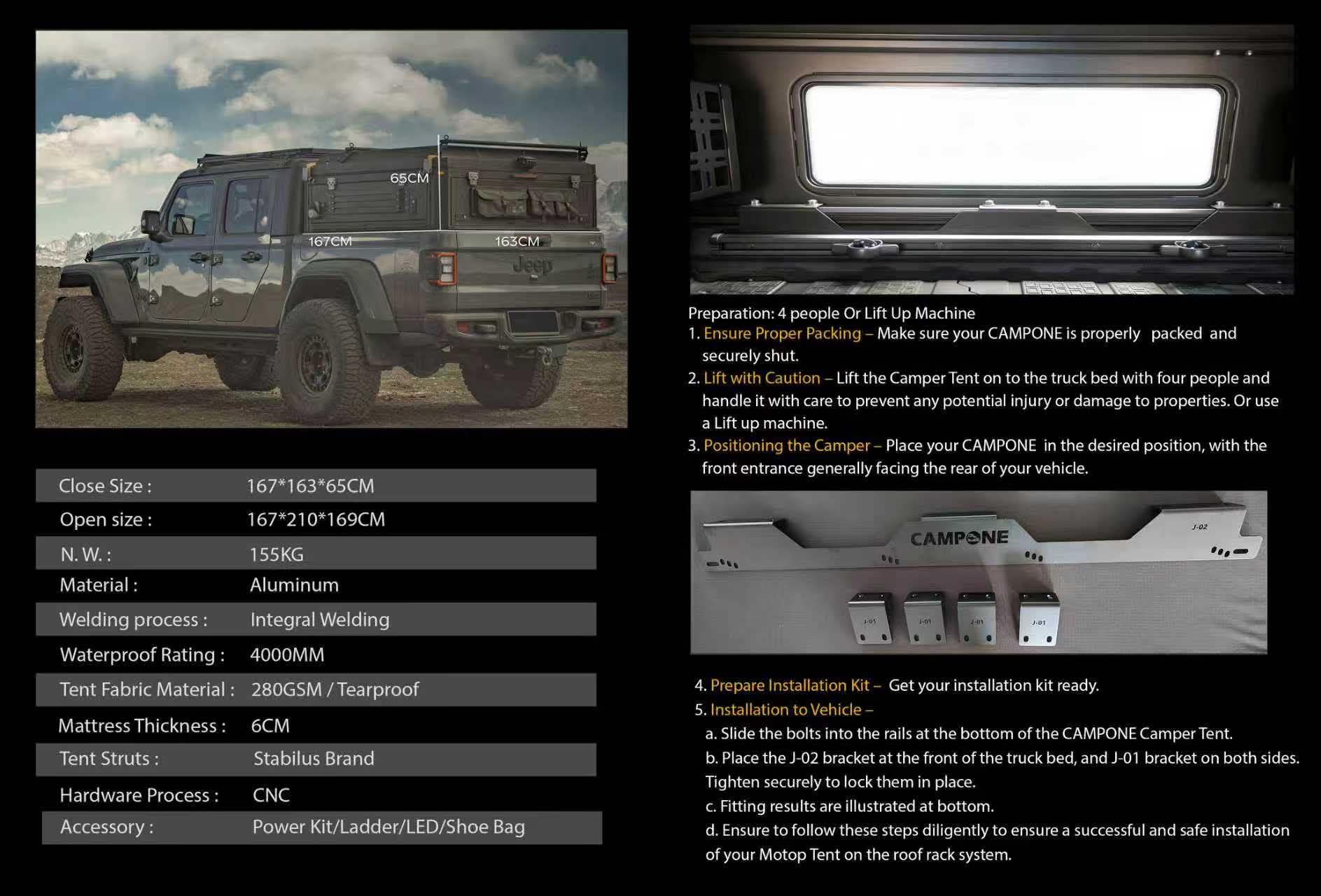 Jeep Gladiator Campone Cantilever Canopy Tent? Anyone seen this design before? 1000013674