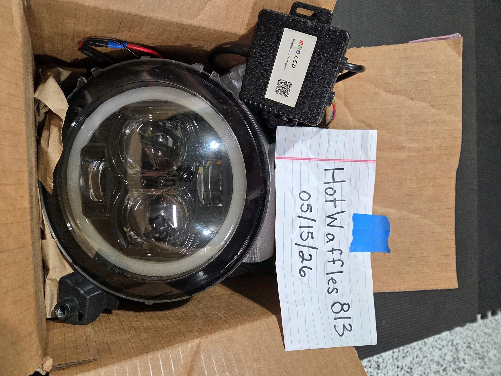Jeep Gladiator LED RGB Headlights and Foglights Headlights2