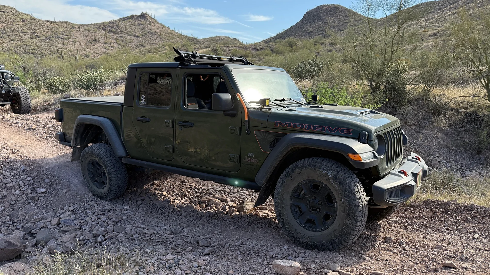 Jeep Gladiator aFe has a snorkel for the Mojave IMG_0080
