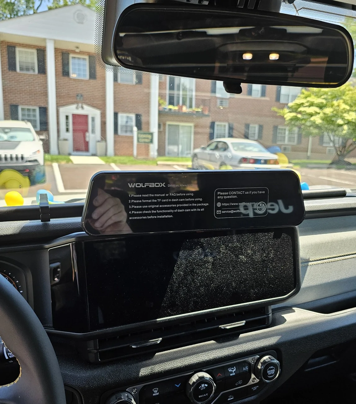 Jeep Gladiator Questions for those who have the Wolfbox G900 tripro dash cam? 20260517_135043