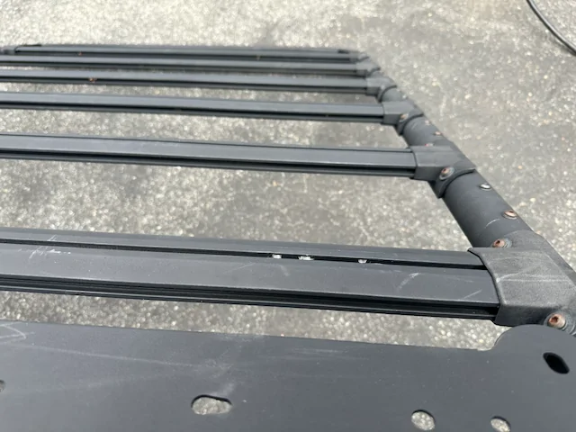 Jeep Gladiator Go Rhino SRM 500 5935065T Flat platform roof rack 65x52 IMG_7585