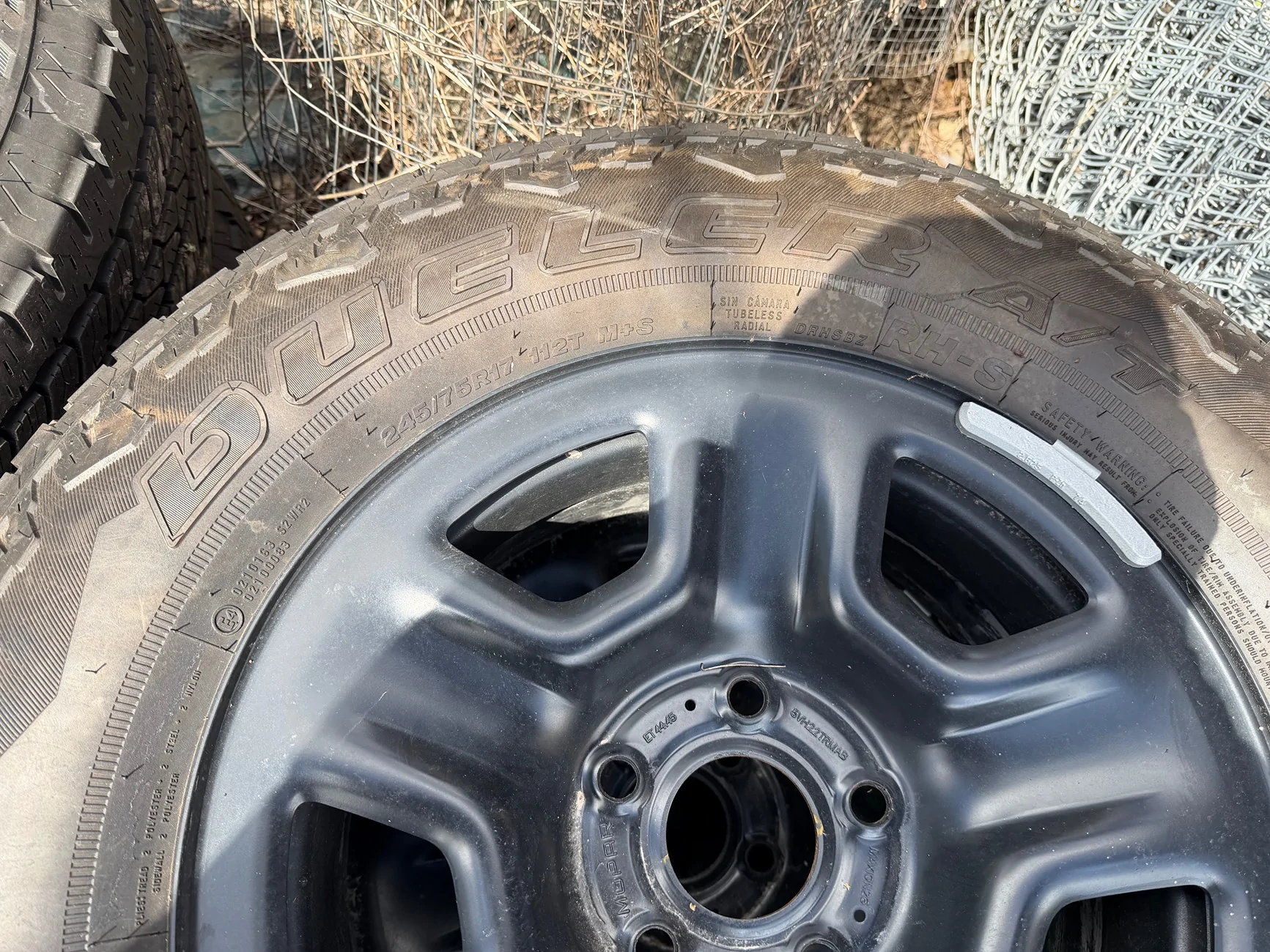 Jeep Gladiator Jeep steel wheels IMG_0358
