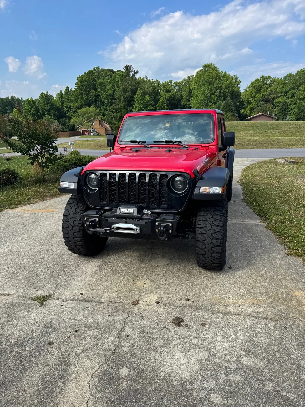 Jeep Gladiator Rubicon fender flares on a Willys install notes IMG_4943