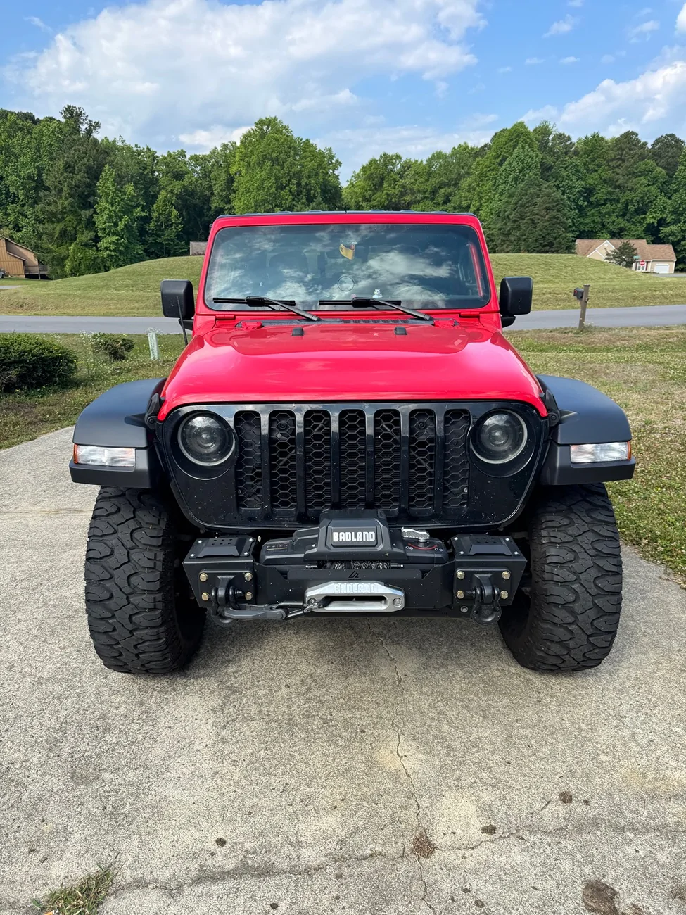 Jeep Gladiator Rubicon fender flares on a Willys install notes IMG_4944