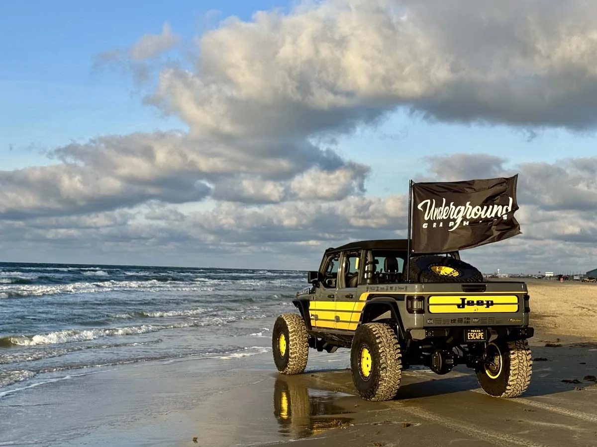 Jeep Gladiator Underground Graphics Gladiator goes to the Beach for Go Topless Weekend - Sunrise photos IMG_0136