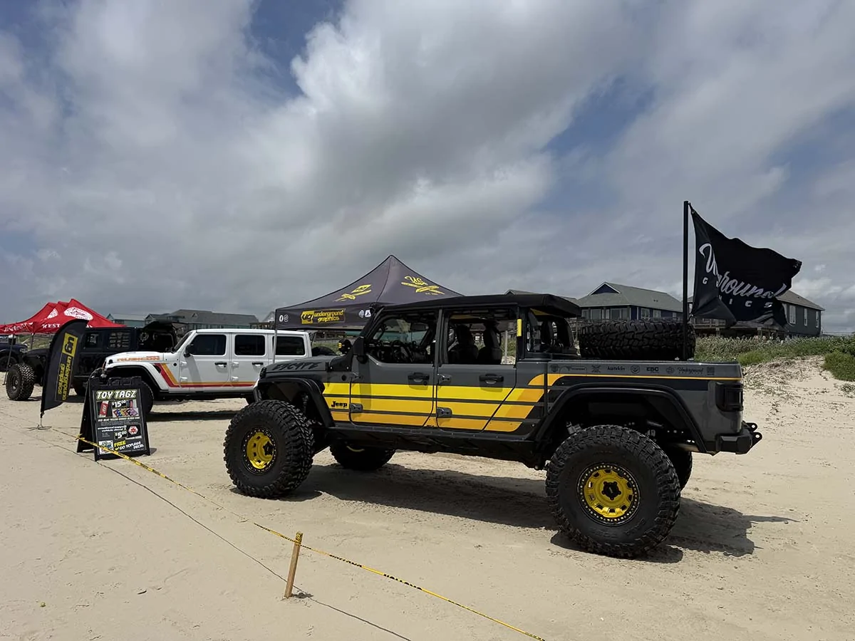 Jeep Gladiator Underground Graphics Gladiator goes to the Beach for Go Topless Weekend - Sunrise photos IMG_0186