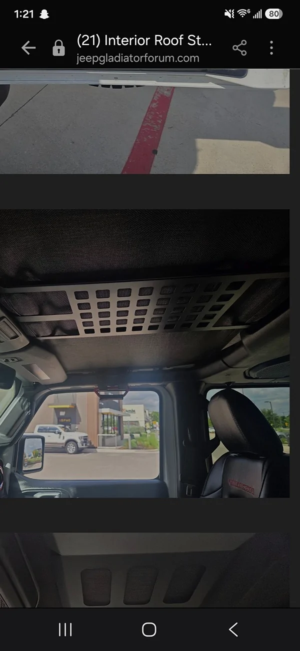Jeep Gladiator Interior Roof Storage Options? Screenshot_20260522_132108_Samsung Browser