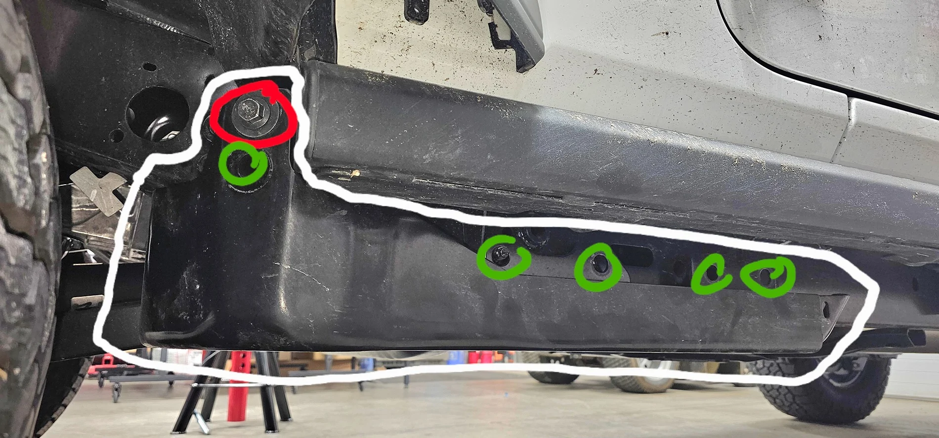 Jeep Gladiator How to remove this piece??  Skid plate for front upper control arm mount?? 1000022088