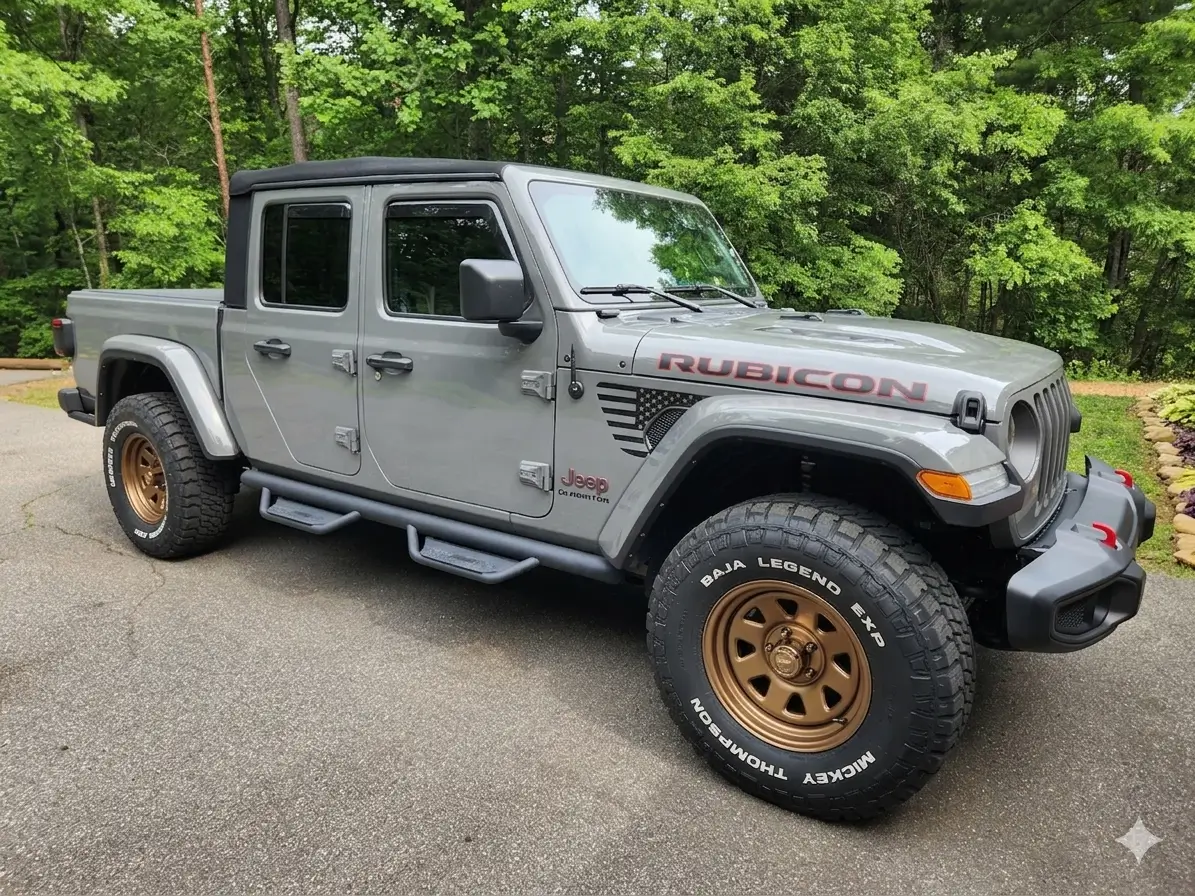 Jeep Gladiator Joined the Retro Wheel Club with my '22 Rubicon. Gemini_Generated_Image_62ghb162ghb162gh