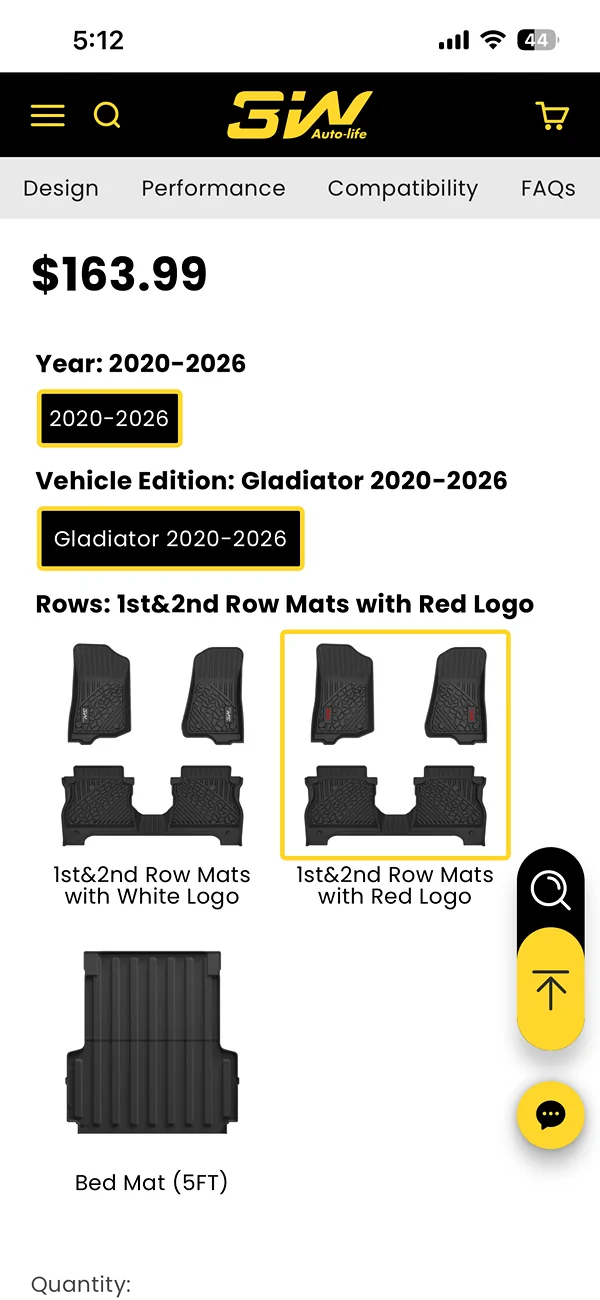 Jeep Gladiator Gladiator floor mats. Brand new!! IMG_6387