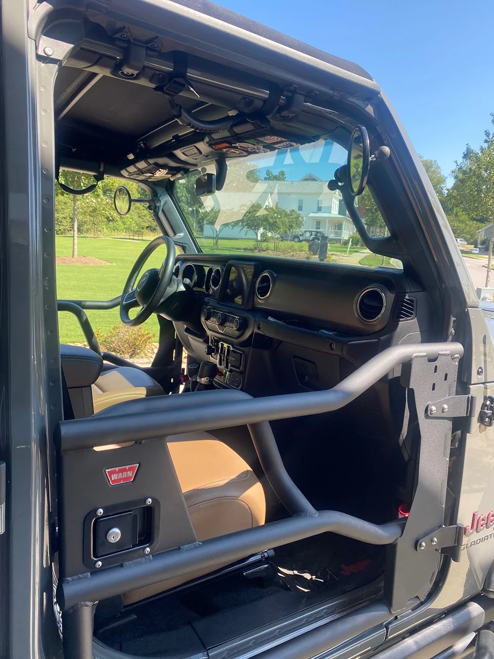Jeep Gladiator WARN Elite Tube Doors for JT IMG_1714