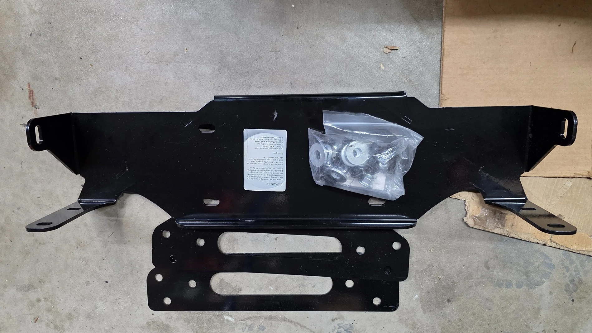 Jeep Gladiator Winch Plate for Mopar Steel Bumper 7132