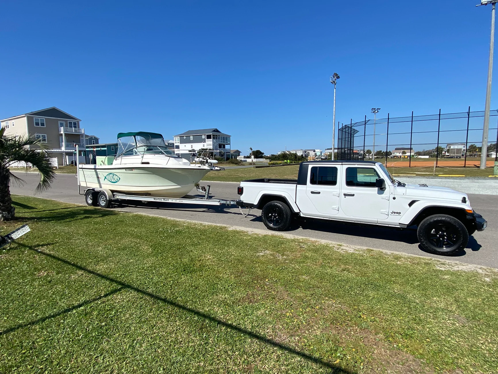 Jeep Gladiator What is the biggest boat you have towed and pulled out of ramp ?  with max tow ,Thx. 62E5CBFA-9DC8-49CA-9D93-37D12C752E1C