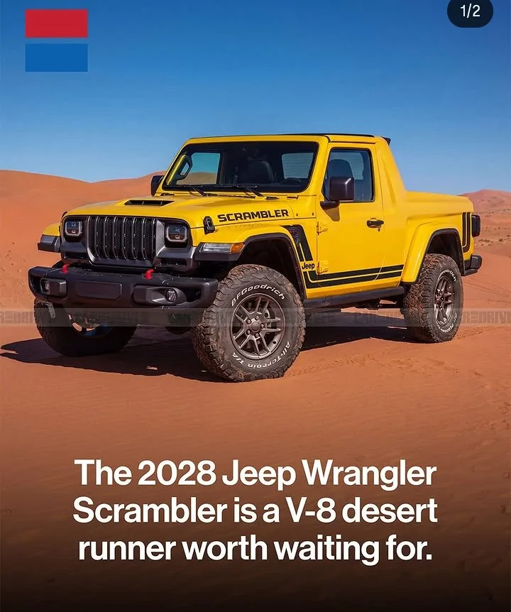 Jeep Gladiator Jeep Wrangler Scrambler teased ... Uh Huh, we'll see 1000027178