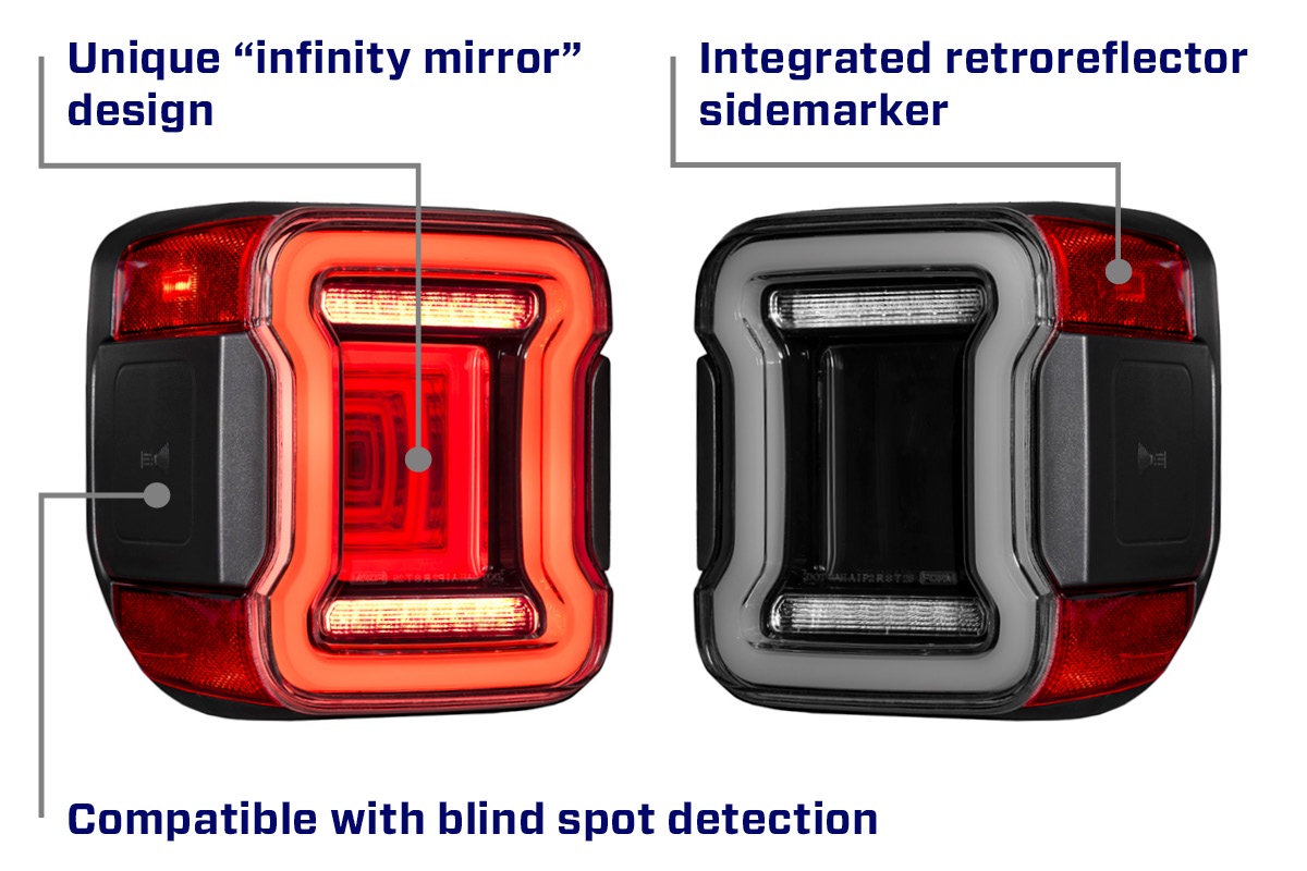 Jeep Gladiator NEW! 2020+ Jeep Gladiator Tail Lights | Form Lighting Tga25M0