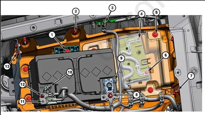 Jeep Gladiator 2023 glady sport electronics issue batt cables