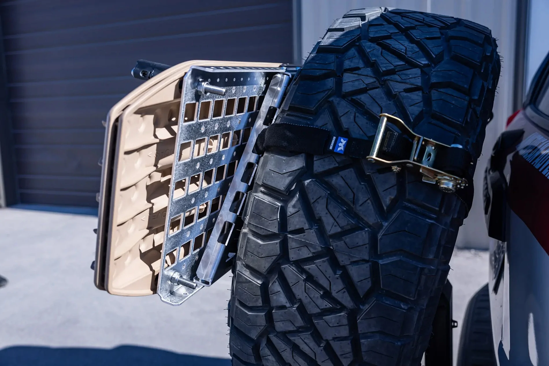 Jeep Gladiator Stop Mounting Your Maxtrax on Your Roof - Maxtrax Spare Tire Mount Kit By American Adventure Lab Maxtrax-Spare-Tire-Mount-4.jpg