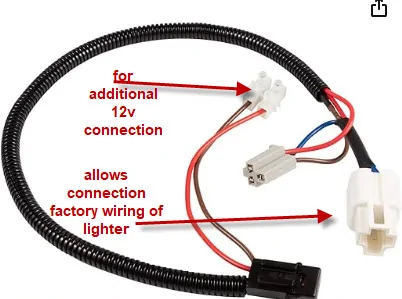 Jeep Gladiator Wiring for Bulletpoint Magsafe chargers 12vextend
