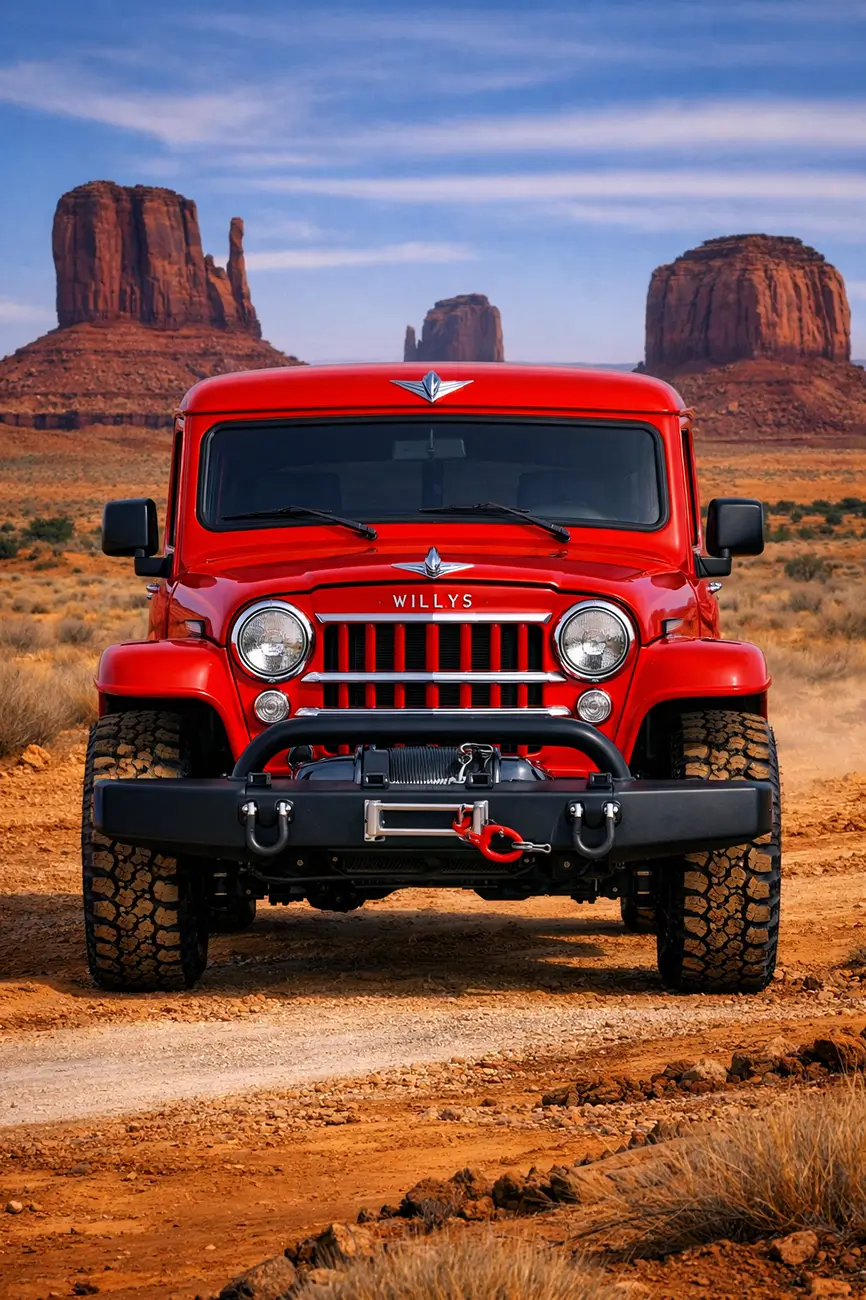Jeep Gladiator FIRECRACKER RED Gladiator JT Club Willys front