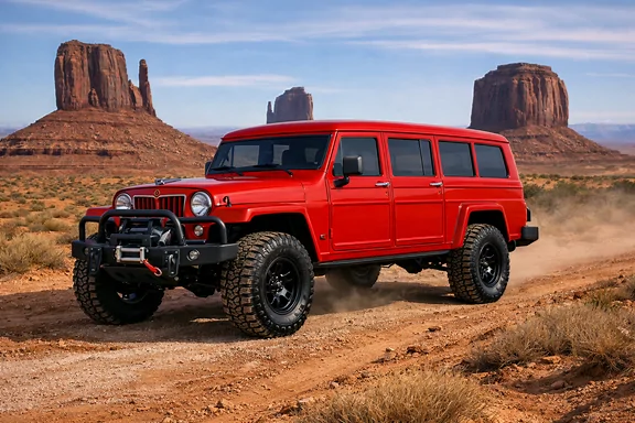Jeep Gladiator FIRECRACKER RED Gladiator JT Club Willys elongated2