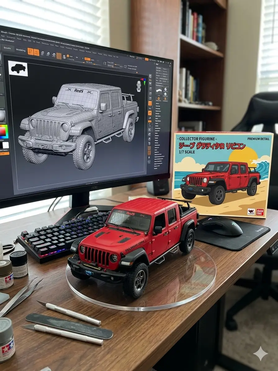 Jeep Gladiator Fun way to make an AI picture of your Jeep - Try This: Gemini_Generated_Image_luktcqluktcqlukt