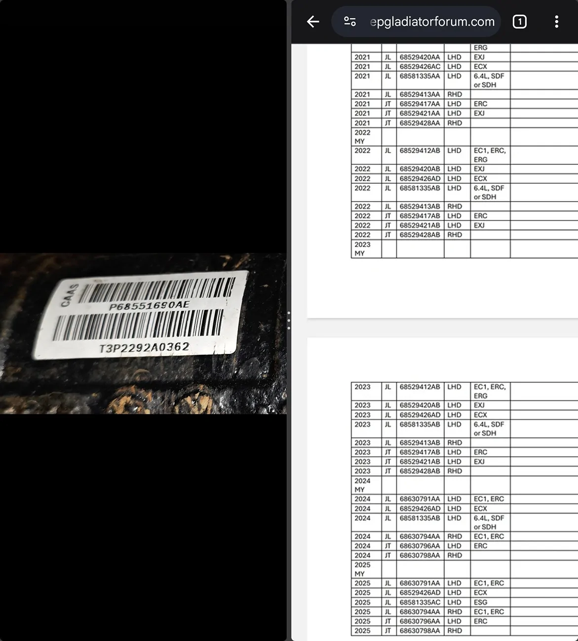 Jeep Gladiator Recall: 1M+ Jeep Wrangler and Gladiator Fire Risk (June 9, 2026) Screenshot_20260609_172151_Chrom