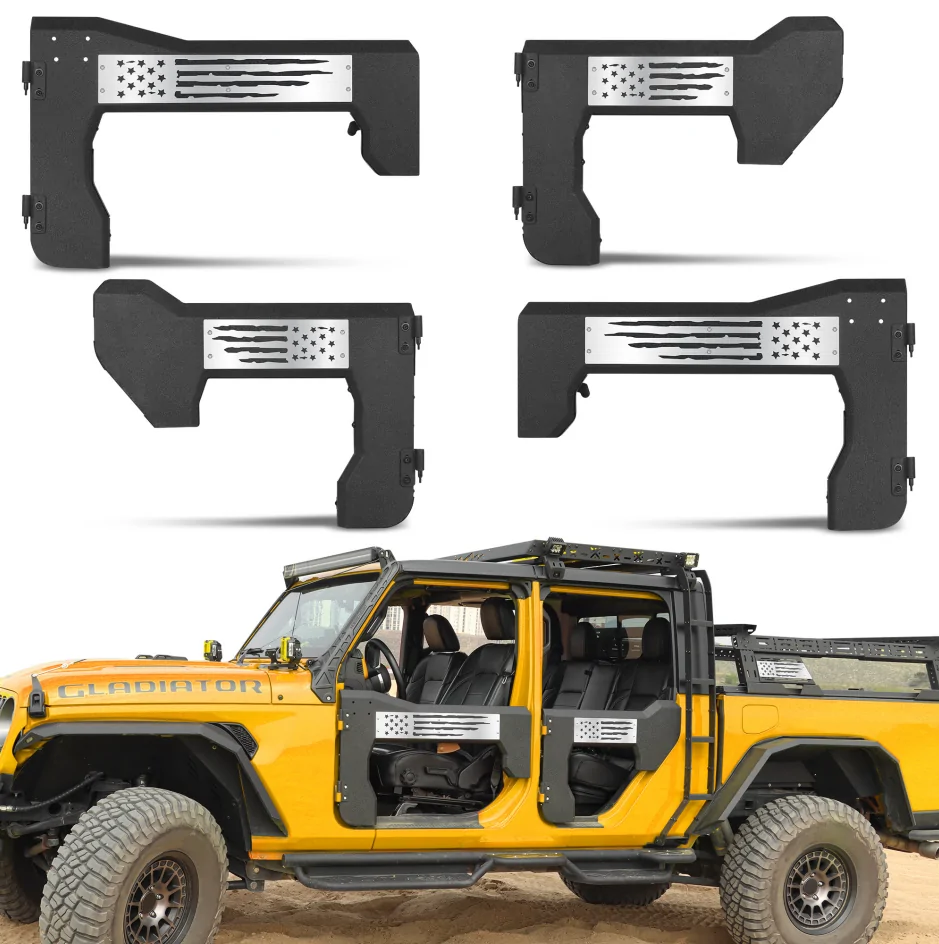 Jeep Gladiator [🔥HOT JT Deal] Rattle-Free MONOKING "Battle Axe" Half Doors – $200 OFF _17813338649916