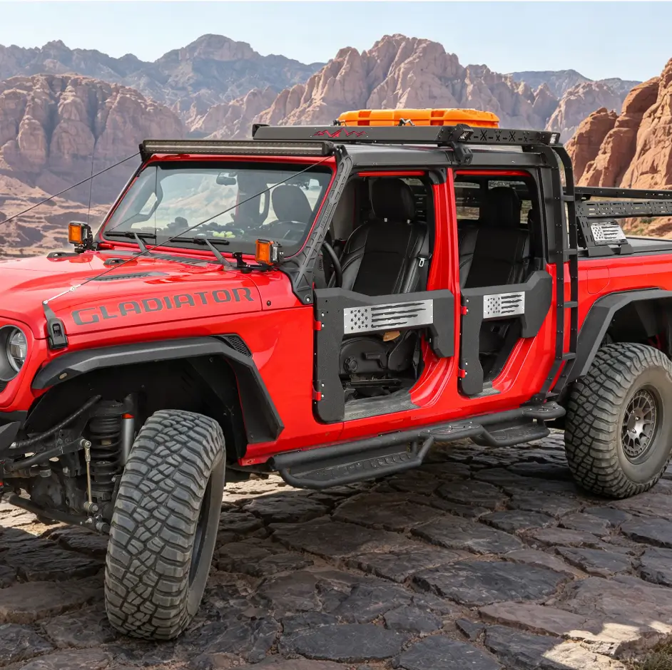 Jeep Gladiator [🔥HOT JT Deal] Rattle-Free MONOKING "Battle Axe" Half Doors – $200 OFF _17813339441394