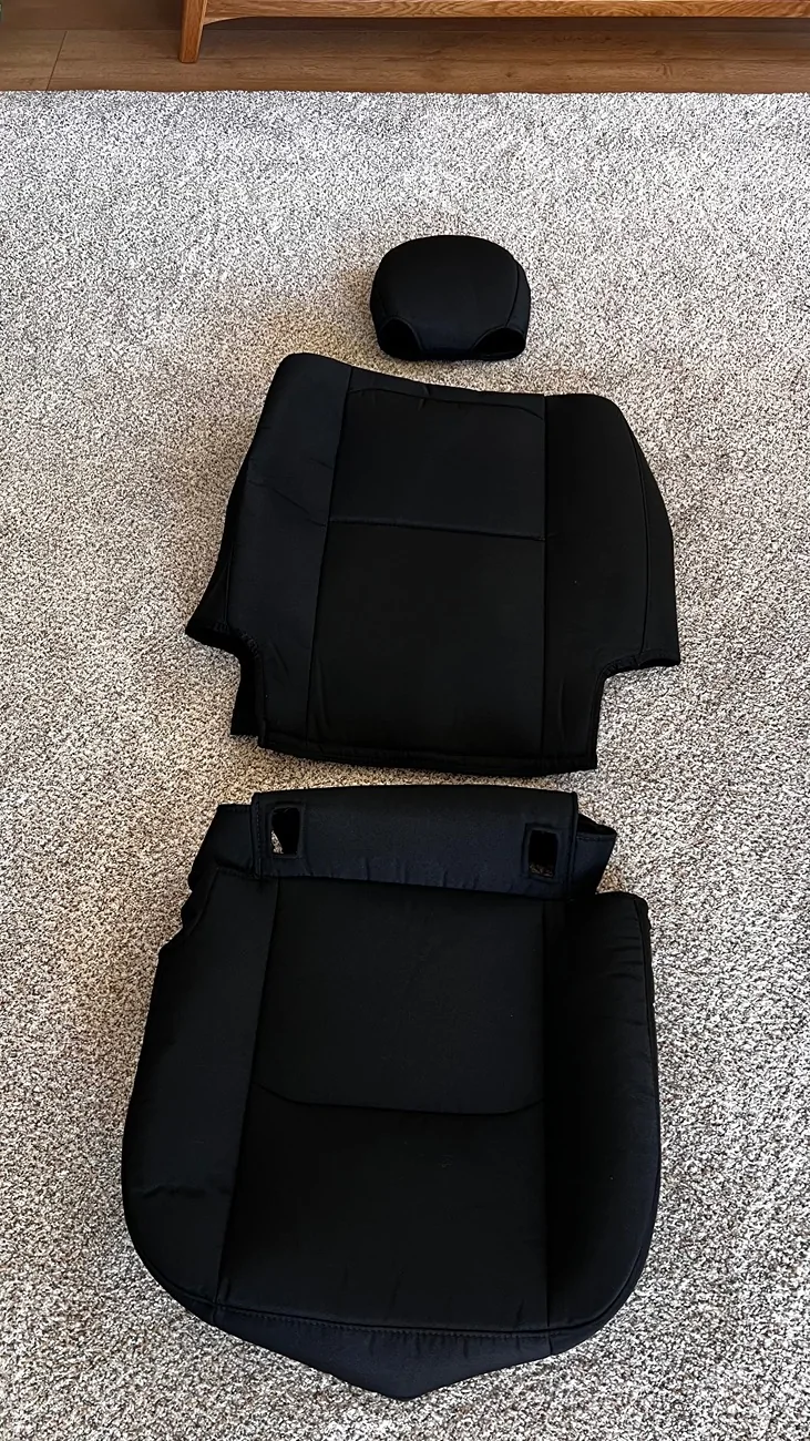 Jeep Gladiator What’s the best Fitting (and affordable) seat covers for a 2026 Jeep Gladiator Sport S, front and back seats? IMG_1719