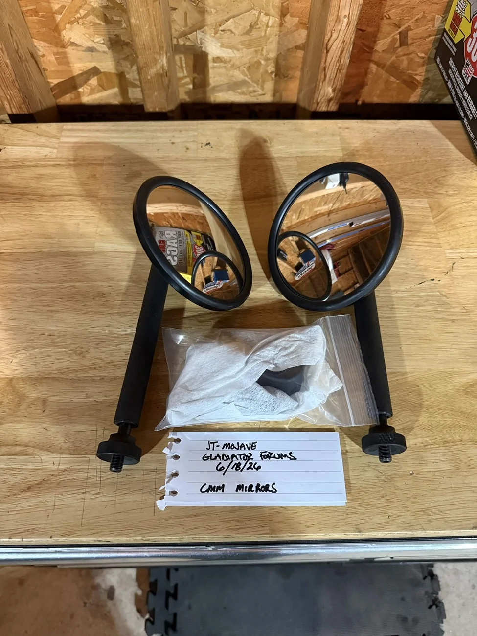 Jeep Gladiator CMM Offroad Mirror Set - 2018-2023 JL & JT - NE OH - Like New IMG_1089
