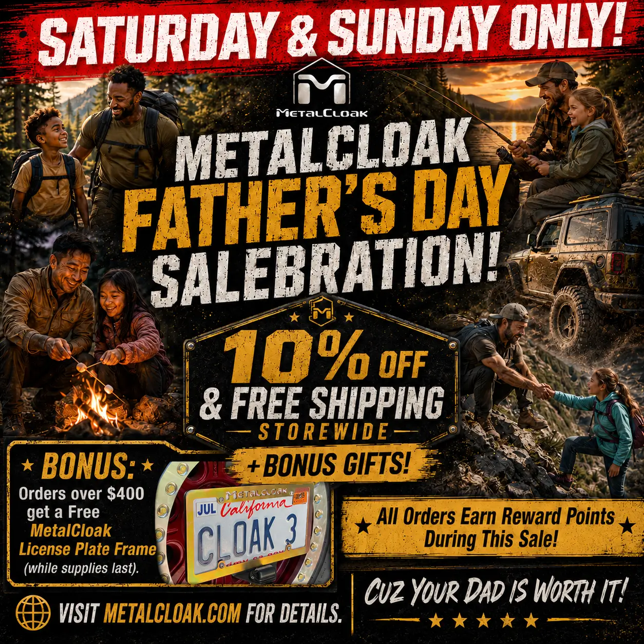 Jeep Gladiator Off Road Dads Are Cool - It's a Father's Day Salebration! 1781952003709-75