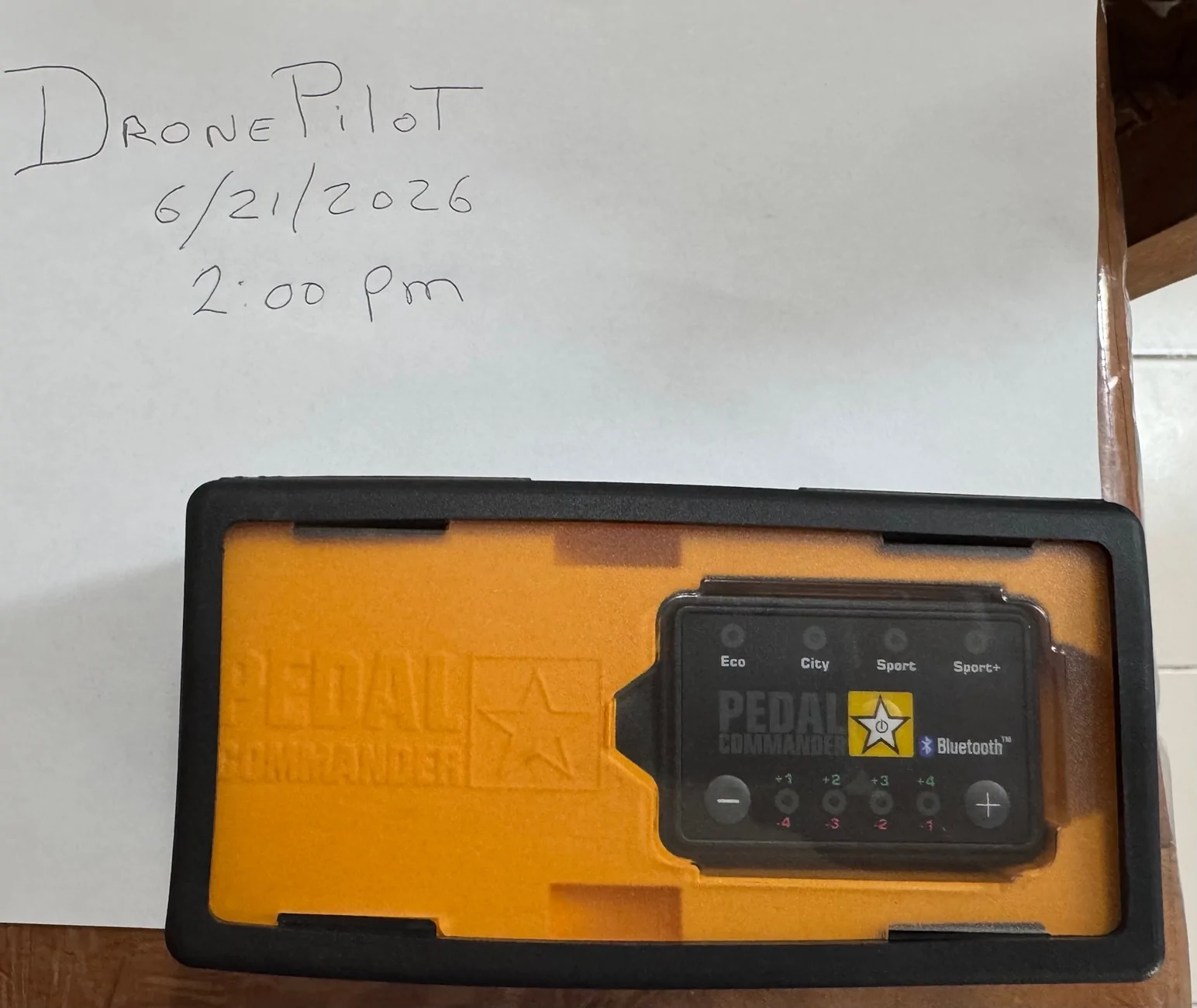 Jeep Gladiator Pedal Commander PC-78 IMG_2134