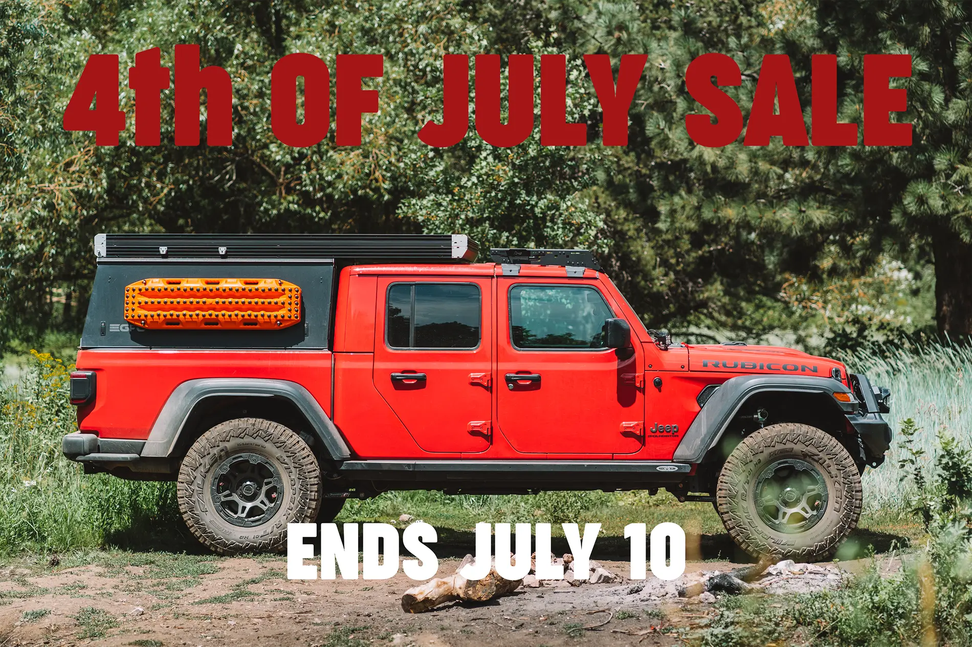 Jeep Gladiator 4TH OF JULY SALE: 17.76% OFF ALL TRAILRAX 4th of july gladiator