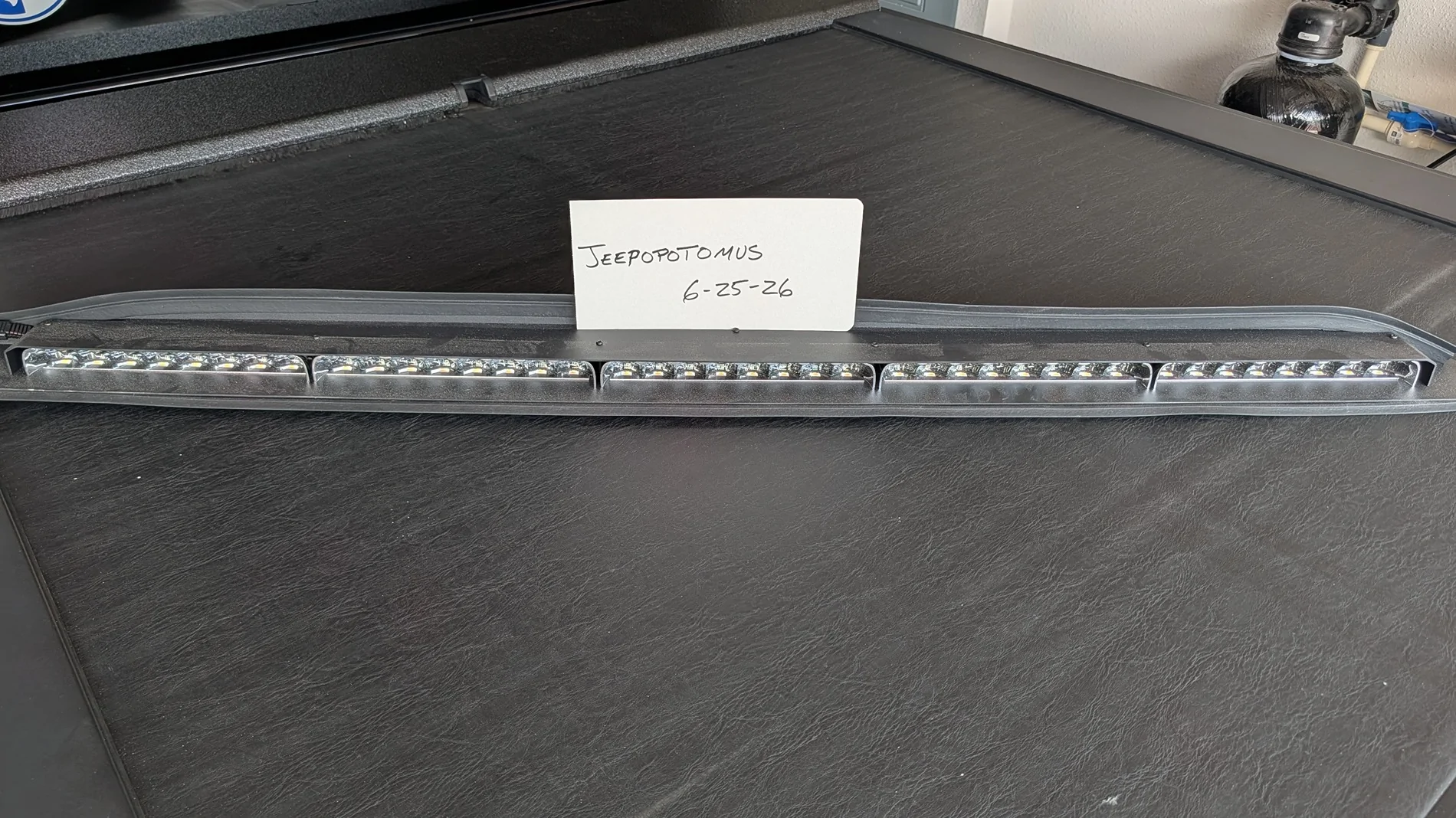 Jeep Gladiator Quadratec Gen II Stealth LED Interior Mount 50” Light Bar for Jeeps without ACC PXL_20260625_175350165