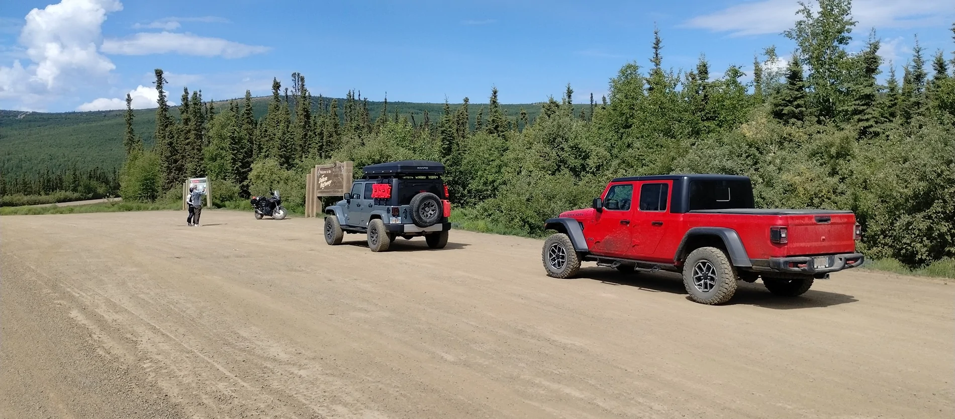 Jeep Gladiator Big Lake, AK to Deadhorse (Prudhoe Bay) and back 03_DaltoStart