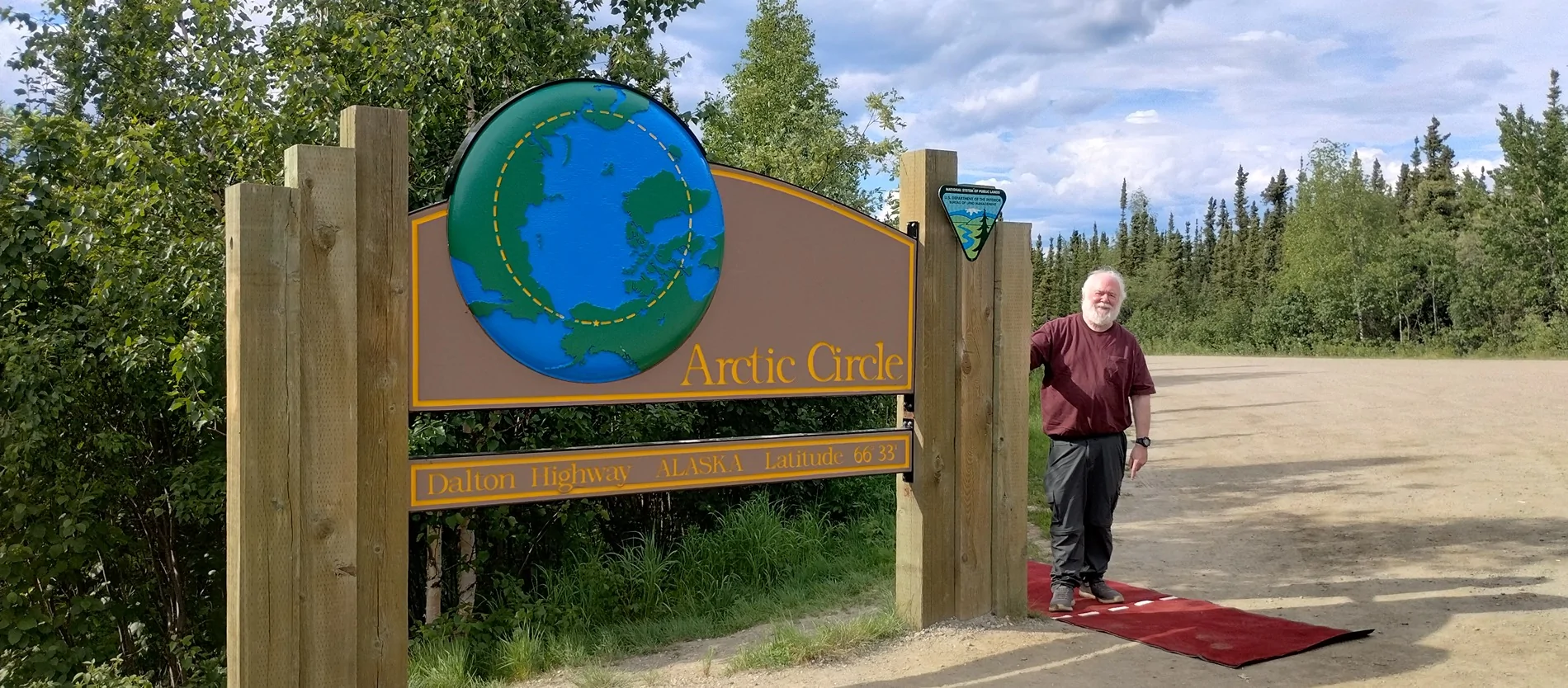Jeep Gladiator Big Lake, AK to Deadhorse (Prudhoe Bay) and back 06_ArcticCircl