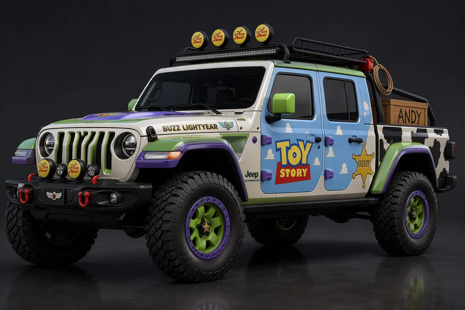 Jeep Gladiator Jeeps newest sticker package_Toy Story Edition 1782507705244-6