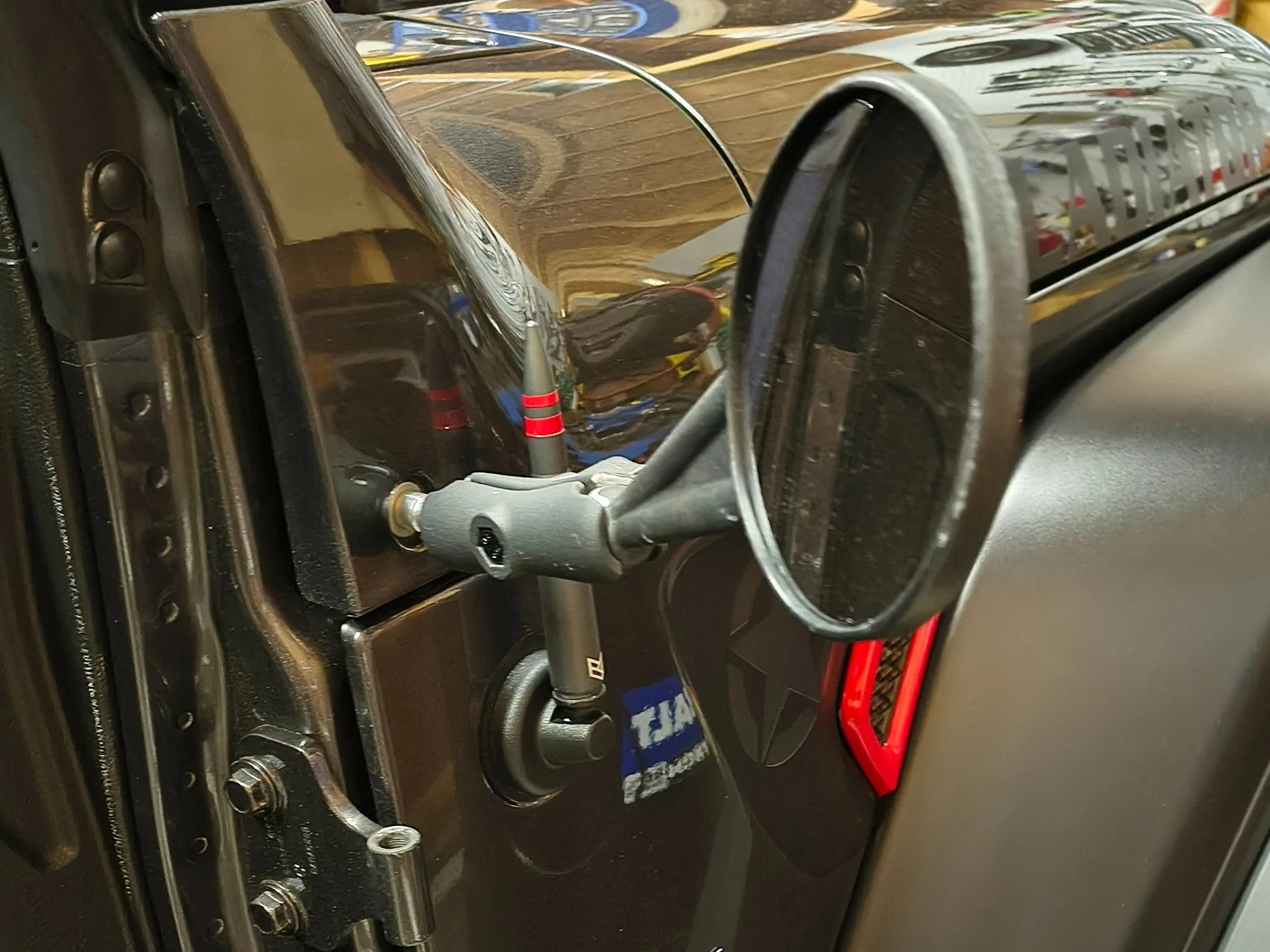 Jeep Gladiator "Double Take" RAM BALL Mirrors passenger mirror front