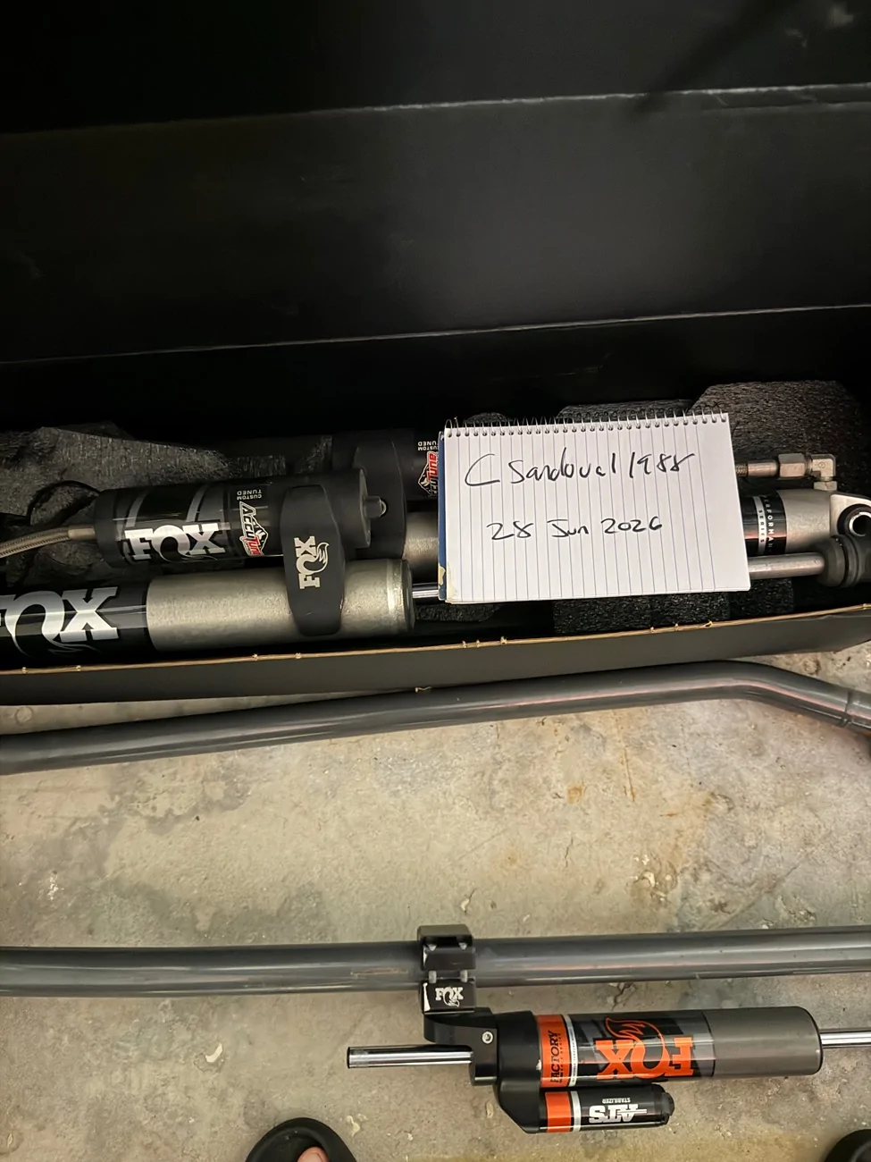 Jeep Gladiator Fox/synergy suspension components sale IMG_6303